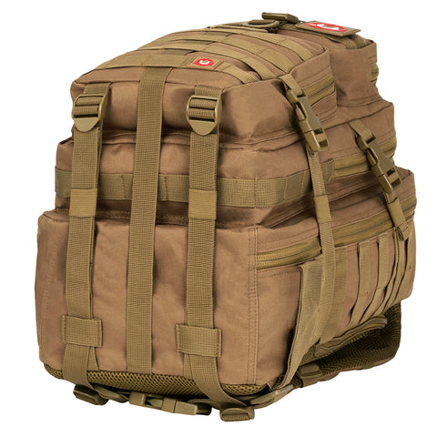 Orca Tactical 34L MOLLE Military Survival Backpack Rucksack Pack, COYOTE