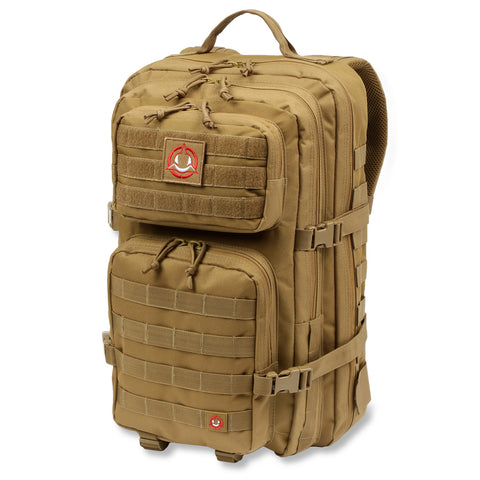 Orca Tactical 40L MOLLE Military Survival Backpack Rucksack Pack, KHAKI