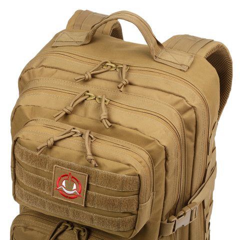 Orca Tactical 40L MOLLE Military Survival Backpack Rucksack Pack, KHAKI