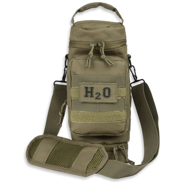Orca Tactical MOLLE H2O Water Bottle Pouch - OD Green