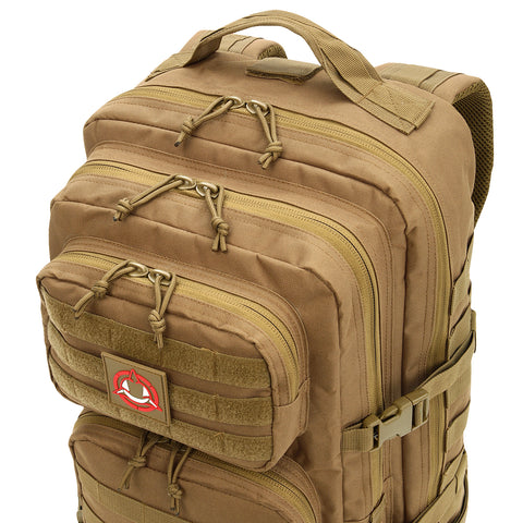 Orca Tactical 40L MOLLE Military Survival Backpack Rucksack Pack, COYOTE