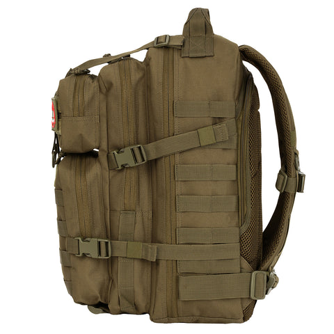 Orca Tactical 34L MOLLE Military Survival Backpack Rucksack Pack, OD GREEN