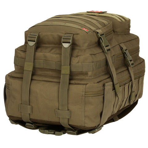 Orca Tactical 40L MOLLE Military Survival Backpack Rucksack Pack, OD GREEN