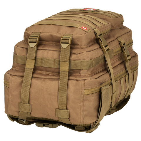 Orca Tactical 40L MOLLE Military Survival Backpack Rucksack Pack, COYOTE