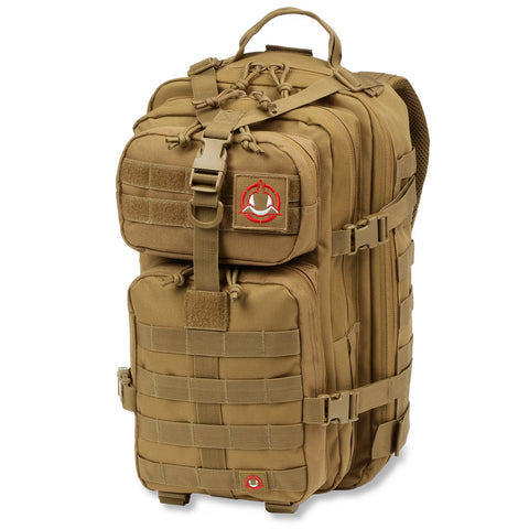Orca Tactical 34L MOLLE Military Survival Backpack Rucksack Pack, KHAKI