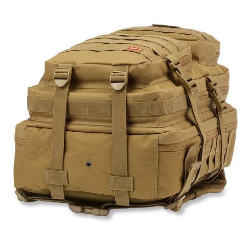 Orca Tactical 40L MOLLE Military Survival Backpack Rucksack Pack, KHAKI