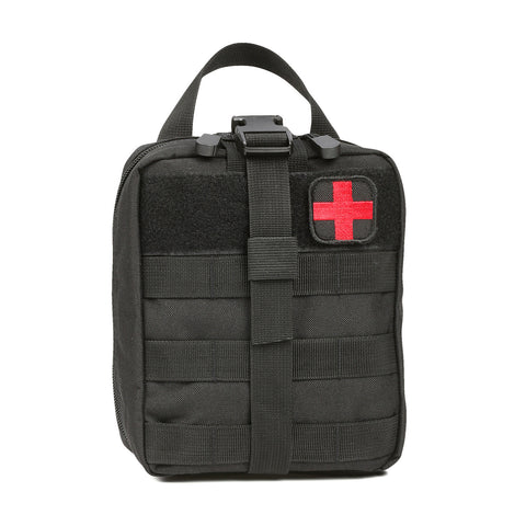Orca Tactical MOLLE Rip-Away EMT Medical First Aid Pouch - BLACK