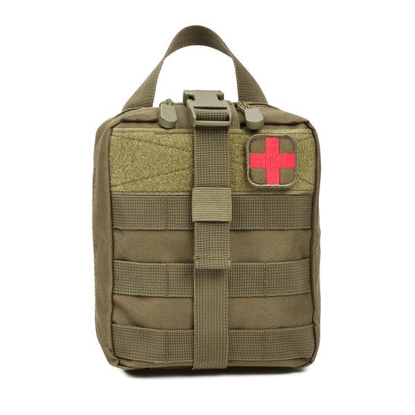 Orca Tactical MOLLE Rip-Away EMT Medical First Aid Pouch - OD GREEN