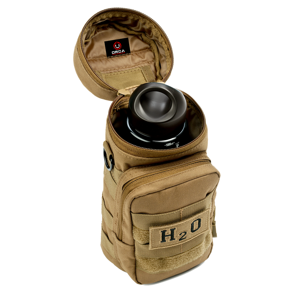 Orca Tactical MOLLE H2O Water Bottle Pouch - Coyote – Orca