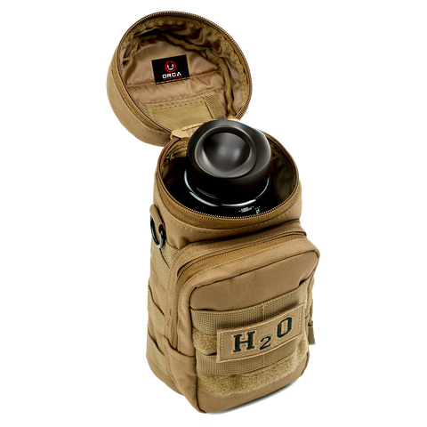 Orca Tactical MOLLE H2O Water Bottle Pouch - Multicam