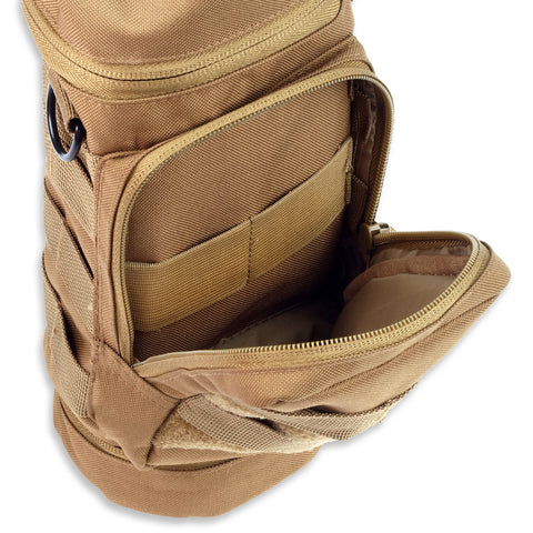 Orca Tactical MOLLE H2O Water Bottle Pouch - Coyote